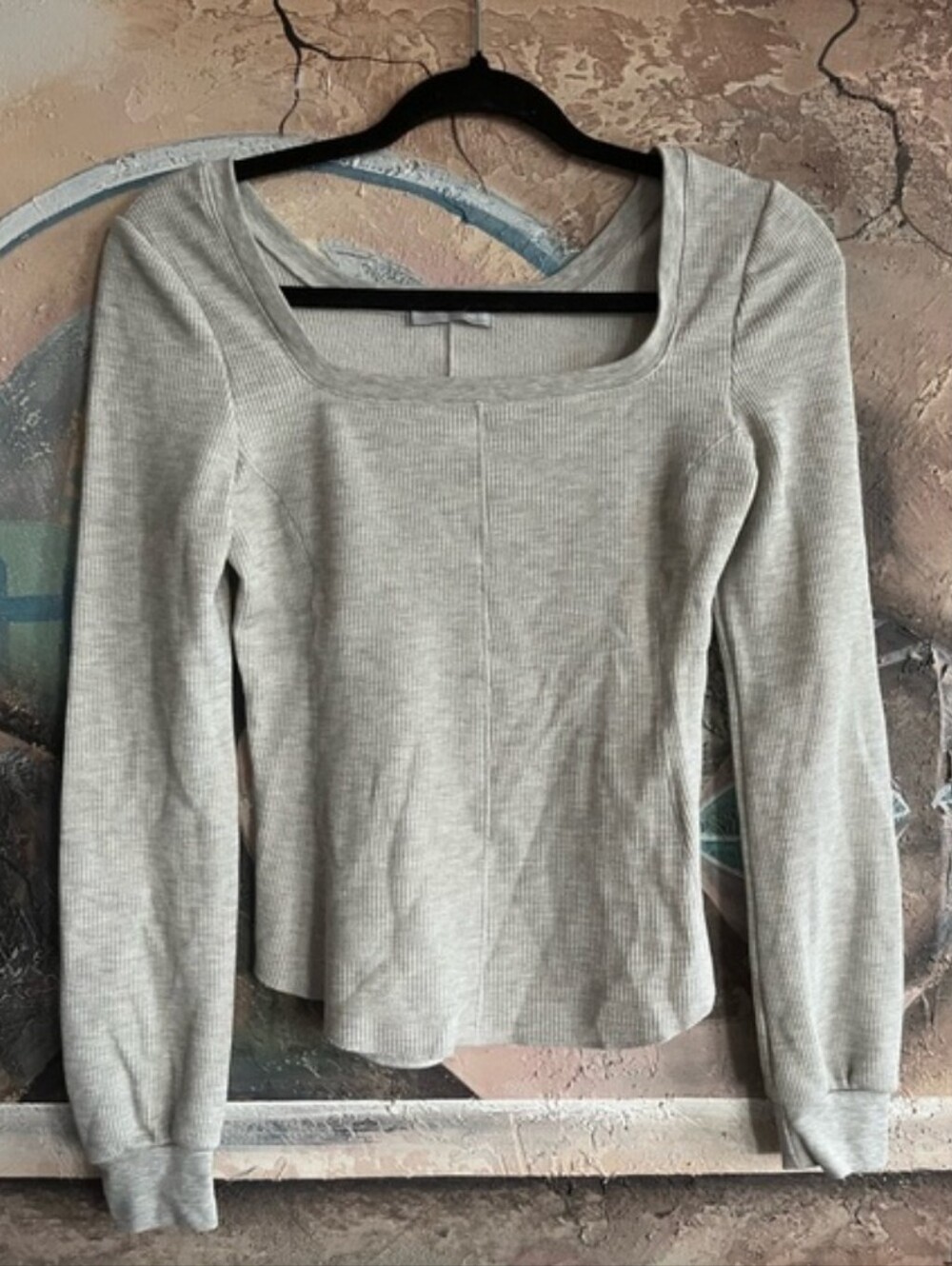 Mame Kurogouchi x Uniqlo Square Neckline Sweater Top